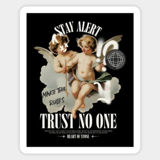 Trust No One Cherub Street Urban Style Graffiti Sticker